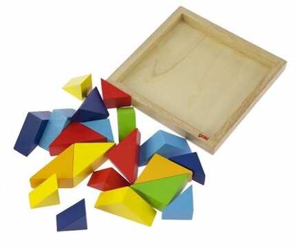 Goki The wooden puzzle The world of forms - abstraction (57572-2)